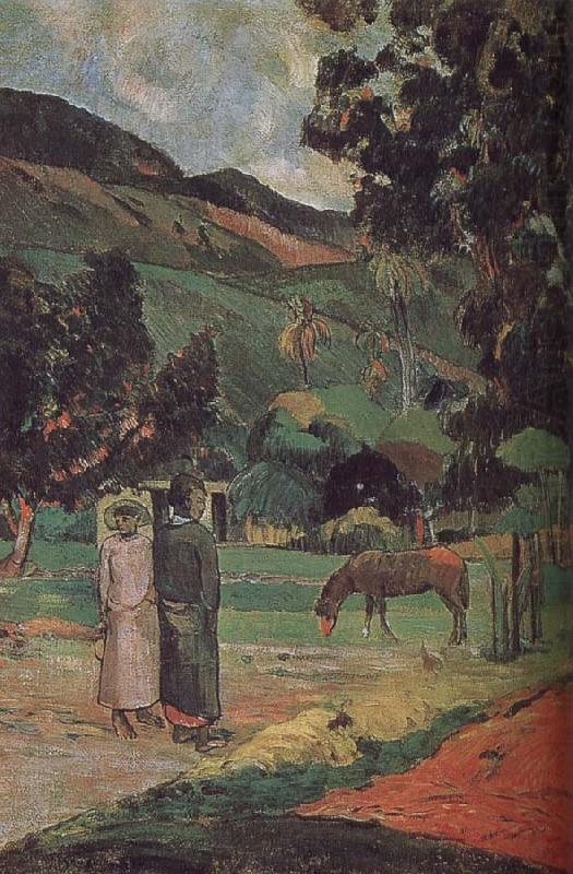 Paul Gauguin Ma and scenery china oil painting image